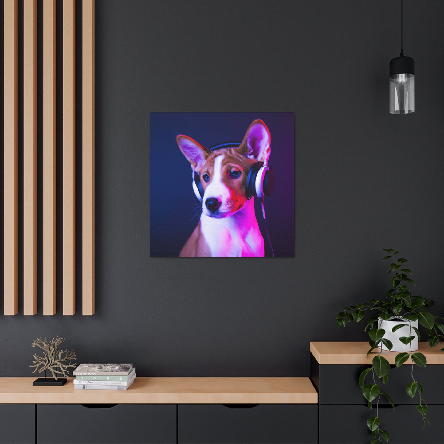 Dalia Ching-Nur - Basenji - Canvas