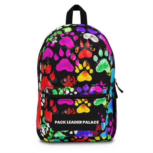Jean-Claude DelVestie - Paw Print - Backpack