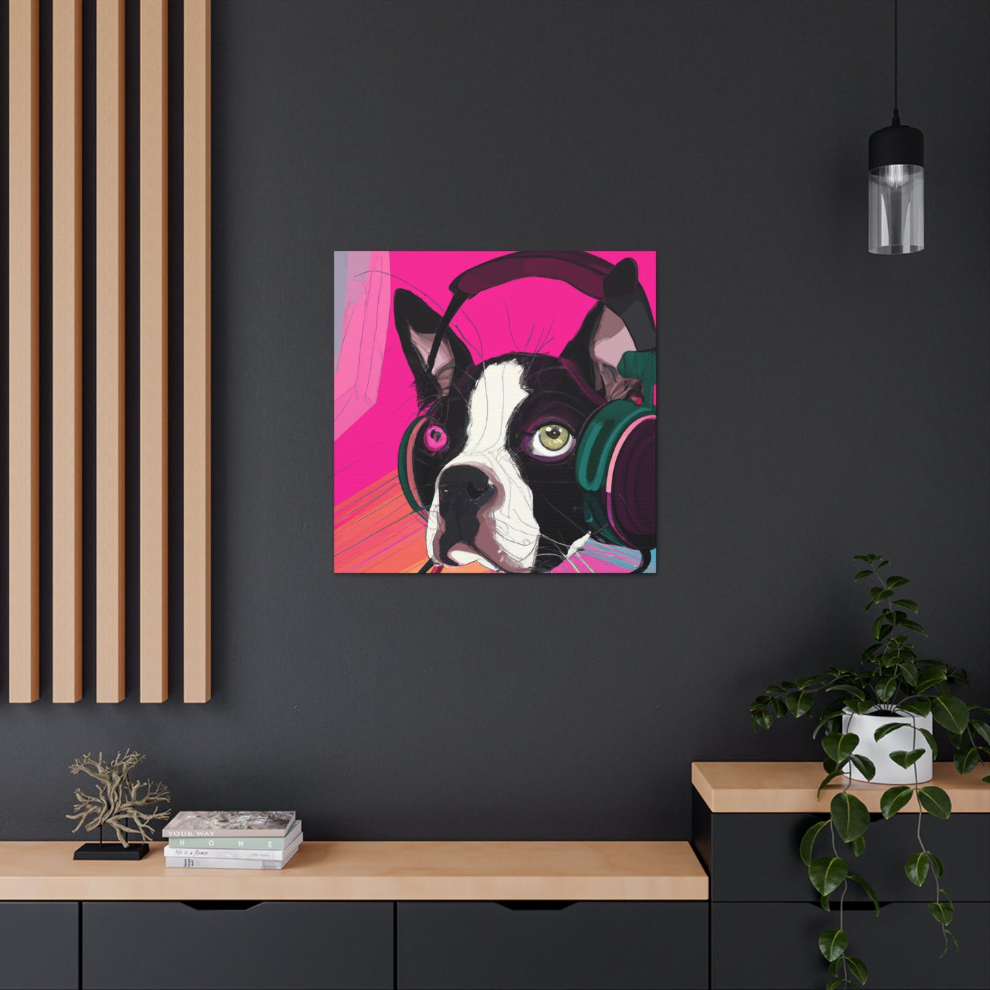 Countess Abigail Amethyst Parmelee of Boston. - Boston Terrier - Canvas