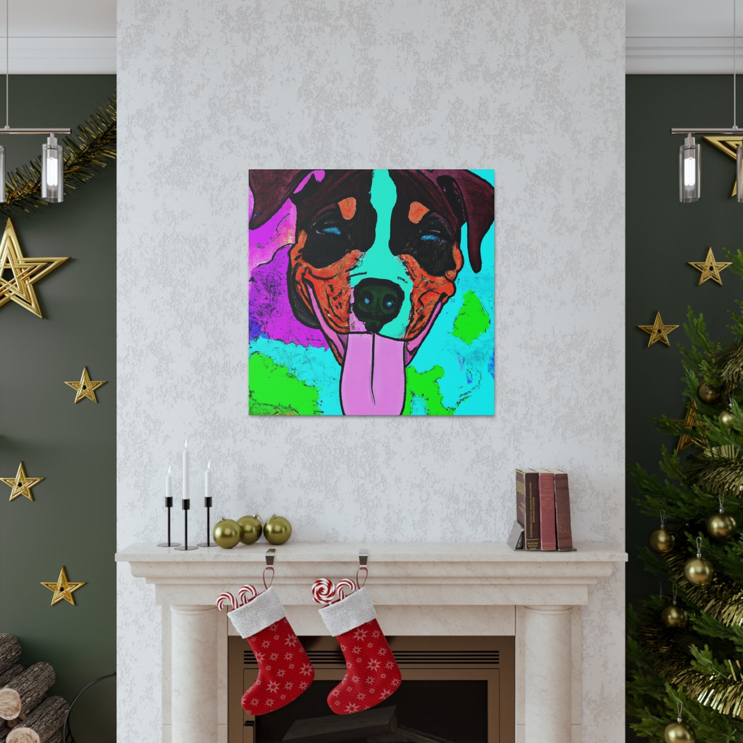 Gwendolyn de LaVallee - Pitbull Puppy - Canvas