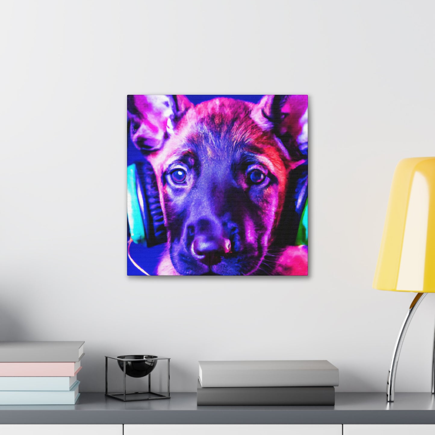 Countess Agathe de La Violette - Belgian Malinois - Canvas