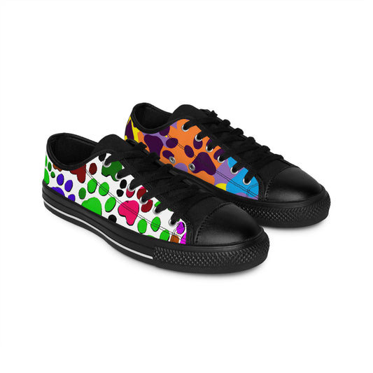 Chanteur Chaussures - Paw Print - Low-Top