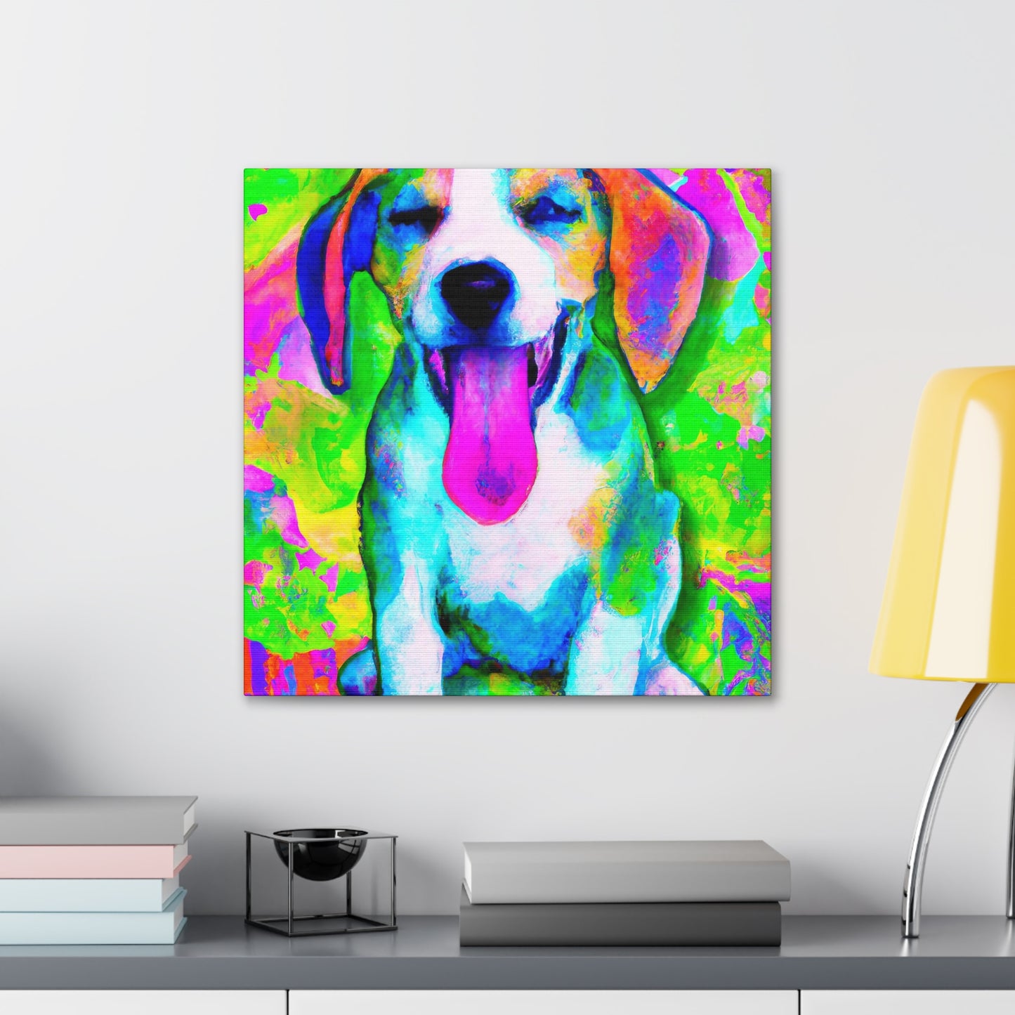 Eldrid de'Medici - Beagle Puppy - Canvas