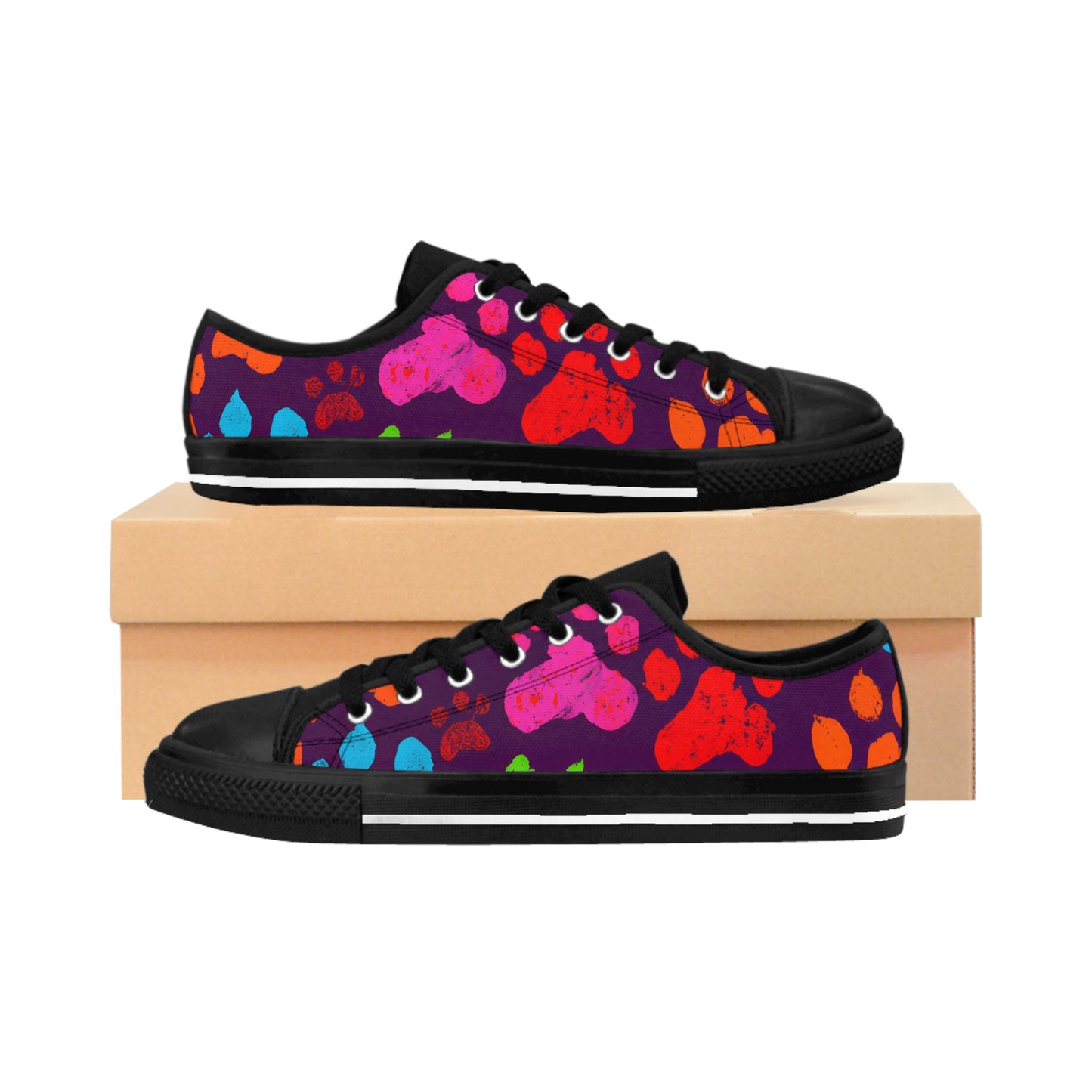 Jacques Auguste - Paw Print - Low-Top