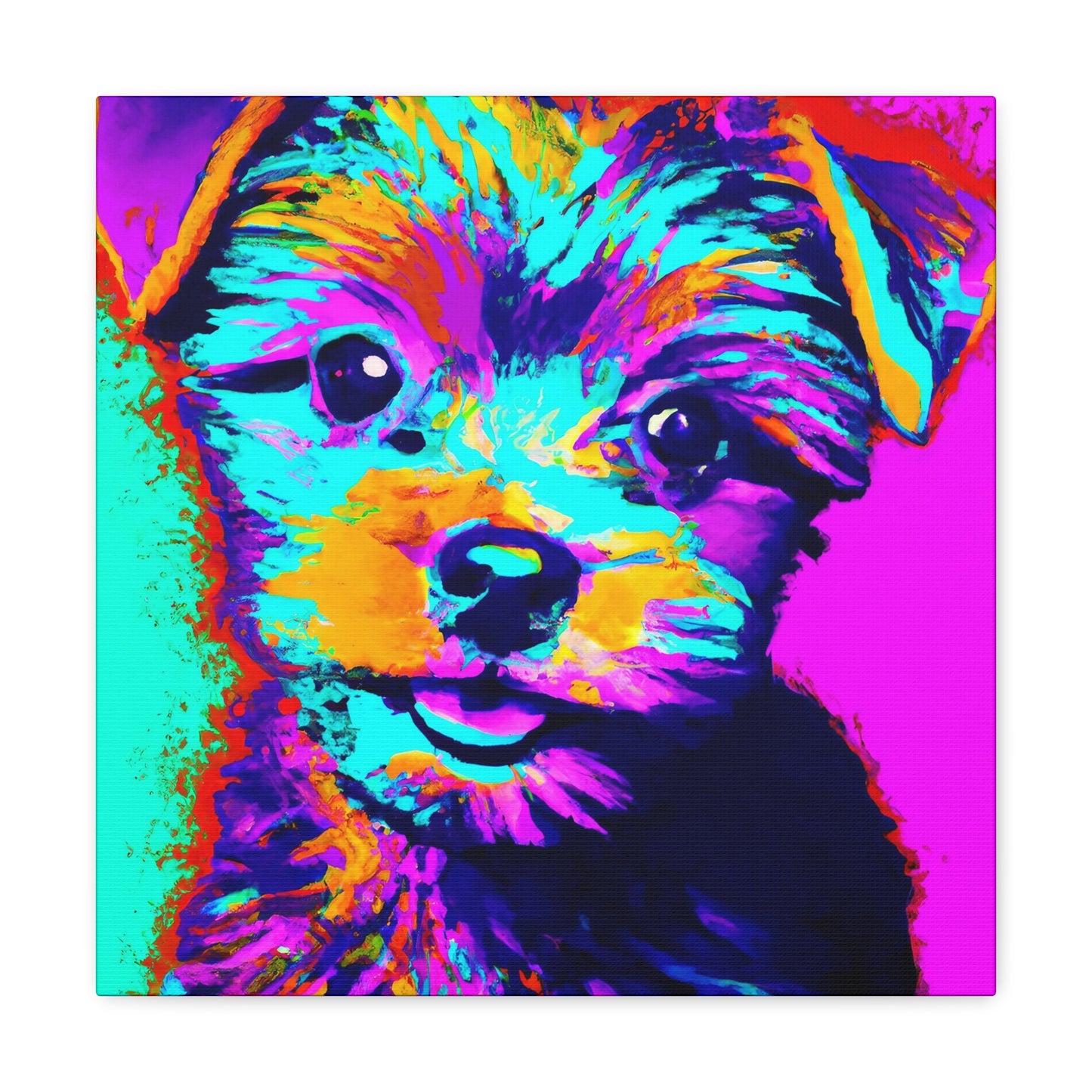 Afton Wilhemina de Winshire - Yorkie Puppy - Canvas