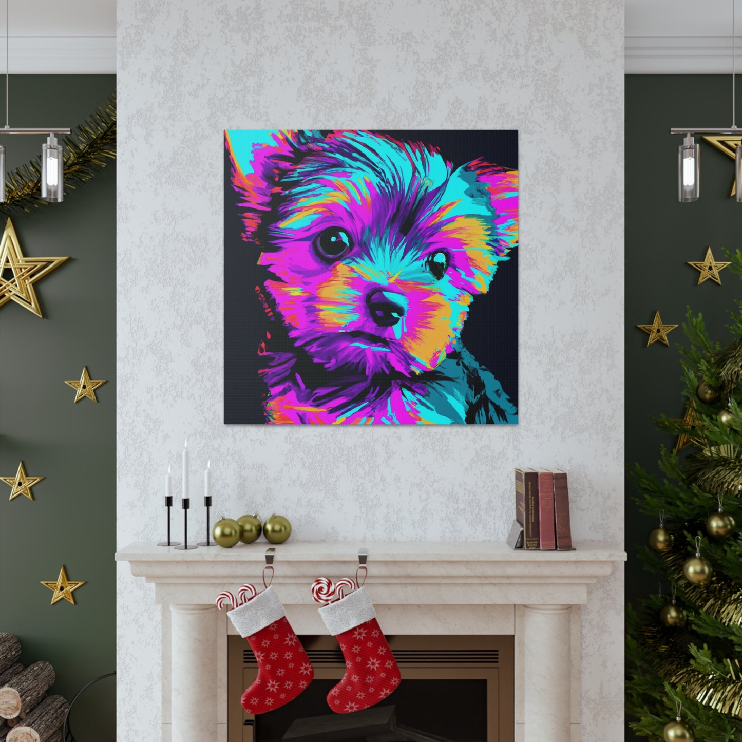 Marquis de Conteaux - Yorkie Puppy - Canvas