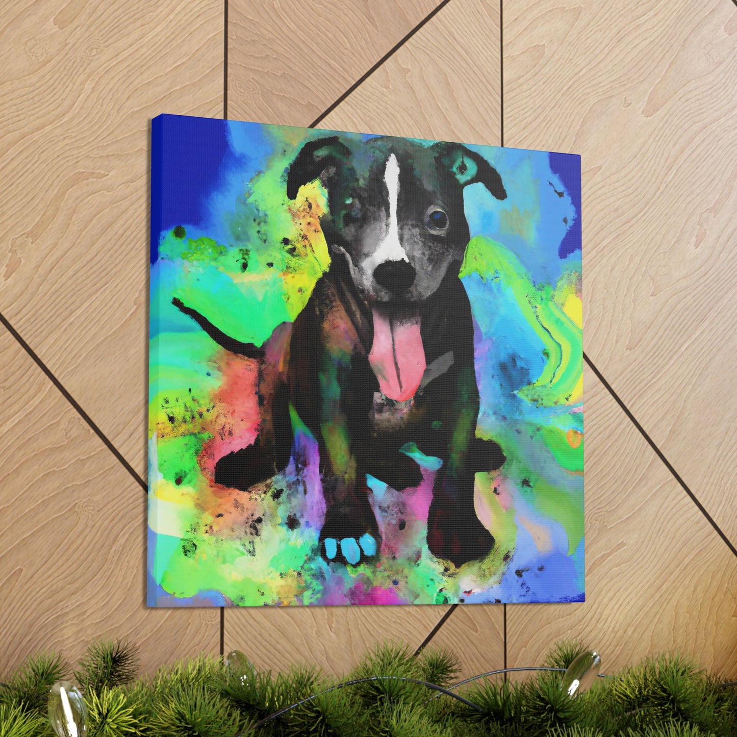 Isamon Emperius - Pitbull Puppy - Canvas