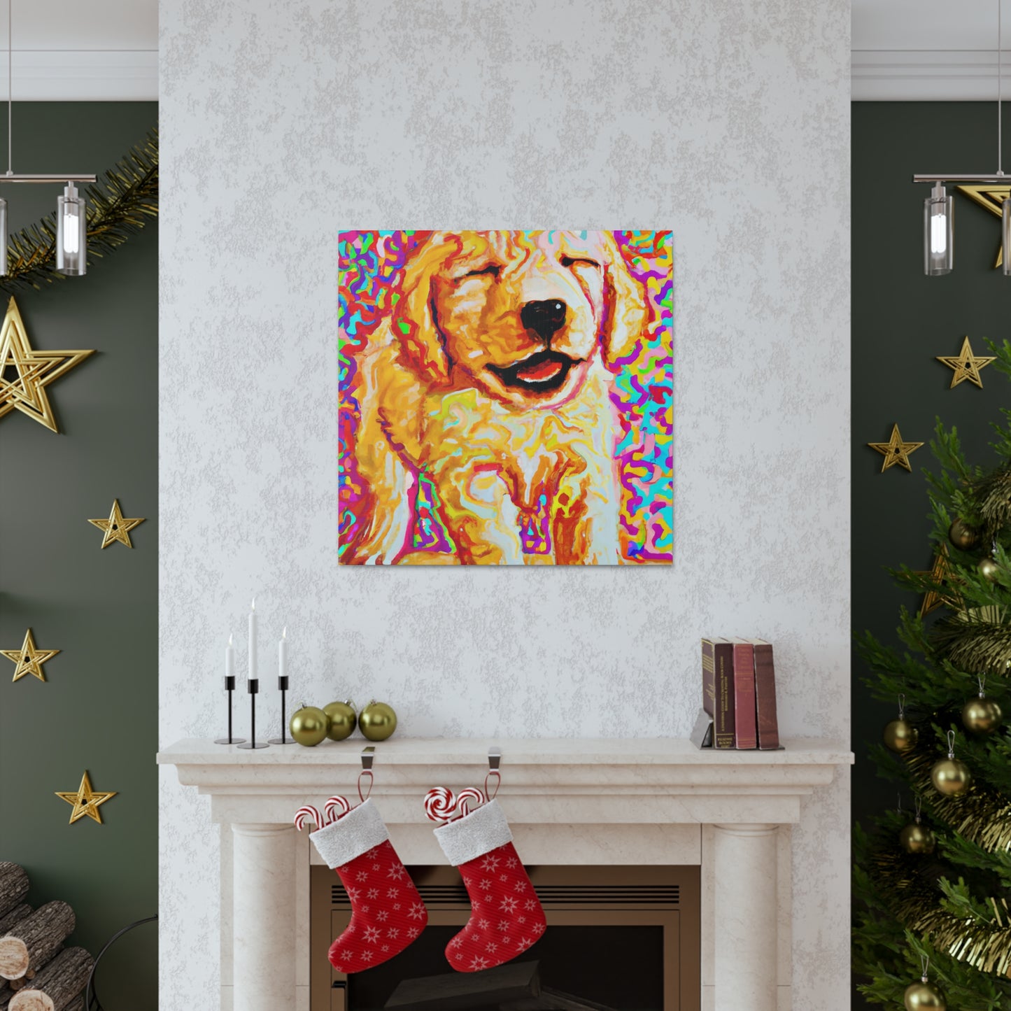 Prince Abilio de Iadesi. - Golden Retriever Puppy - Canvas