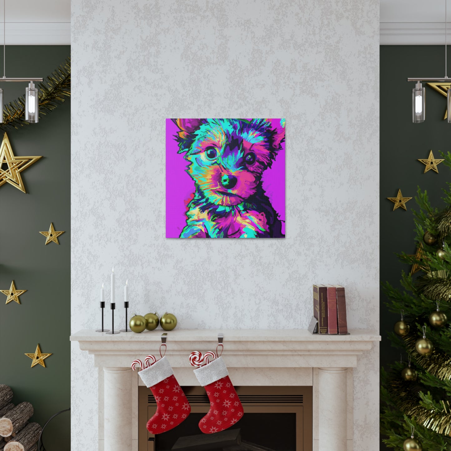 Eutivicious Vinteros - Yorkie Puppy - Canvas