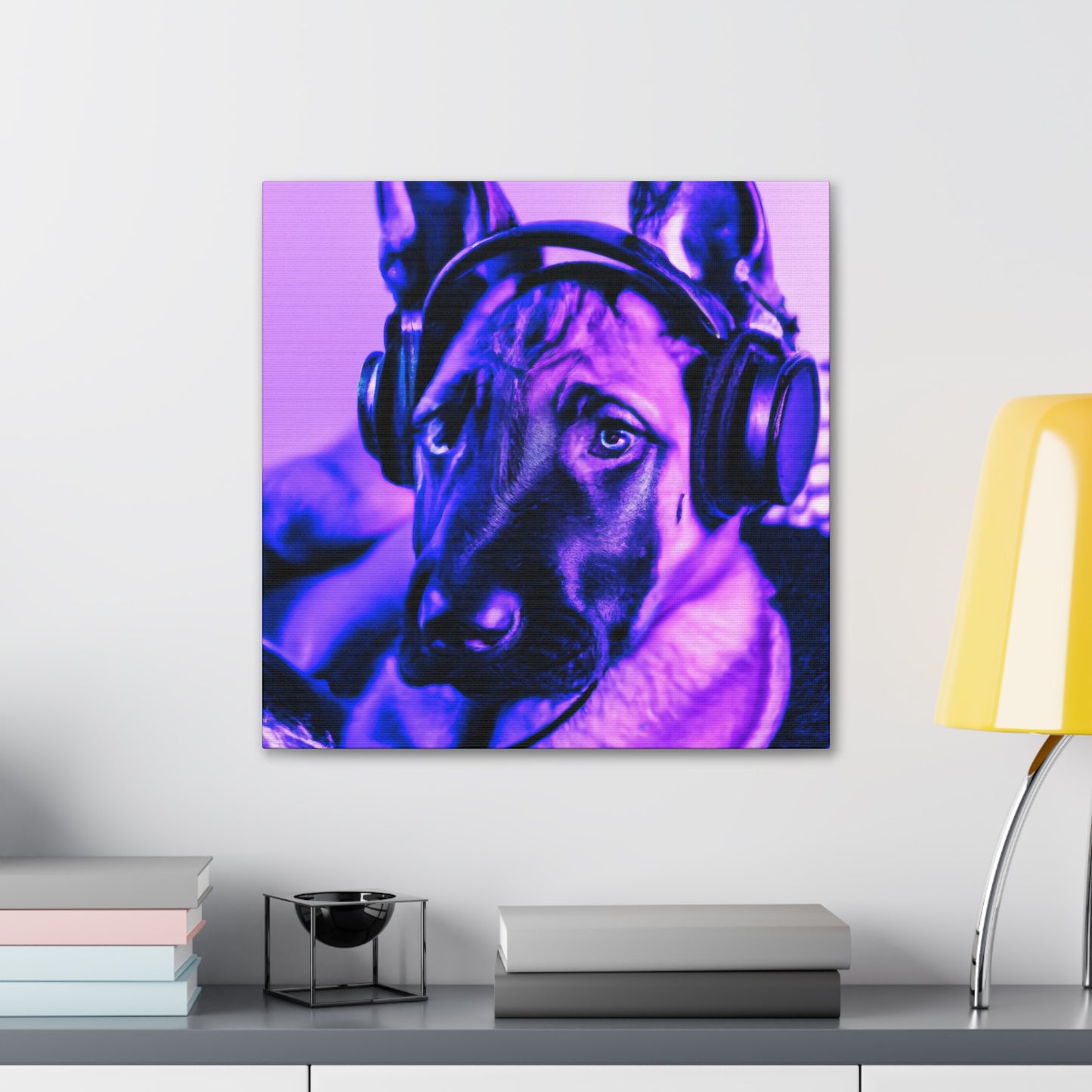 Countess Émilie de Stanhope - Belgian Malinois - Canvas