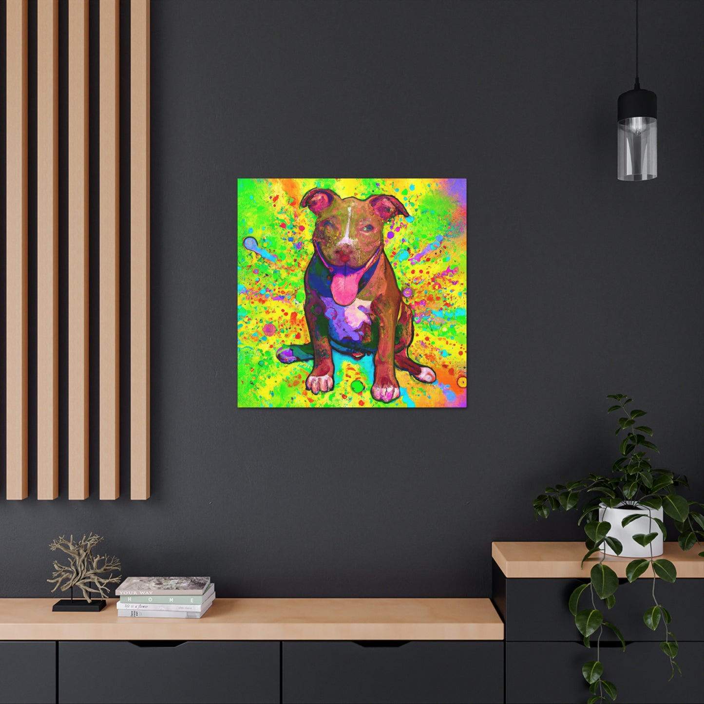 Princess Artemisa of Albion - Pitbull Puppy - Canvas