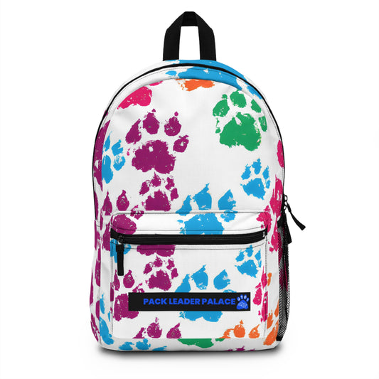 Nicole Rouxville - Paw Print - Back Pack