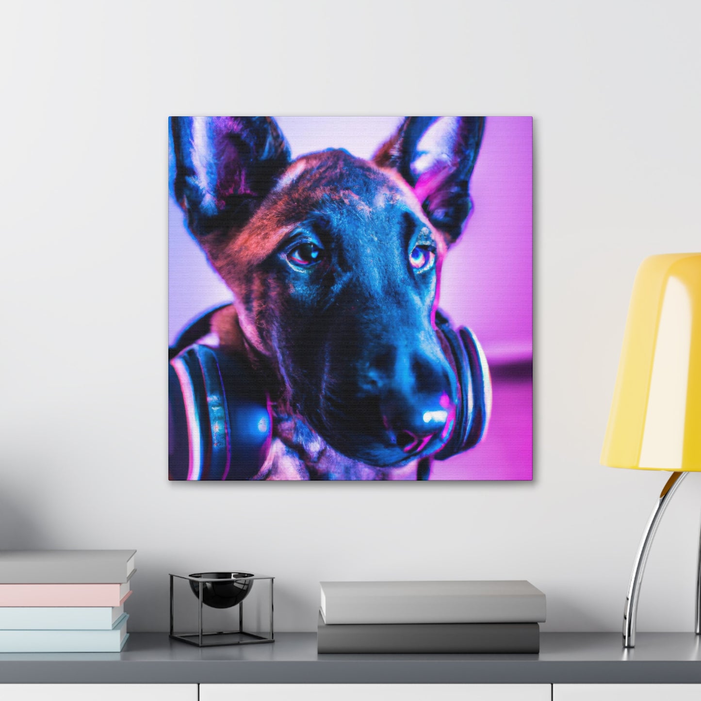 Konstantyne deBrynn, Master of Flemish Realism - Belgian Malinois - Canvas