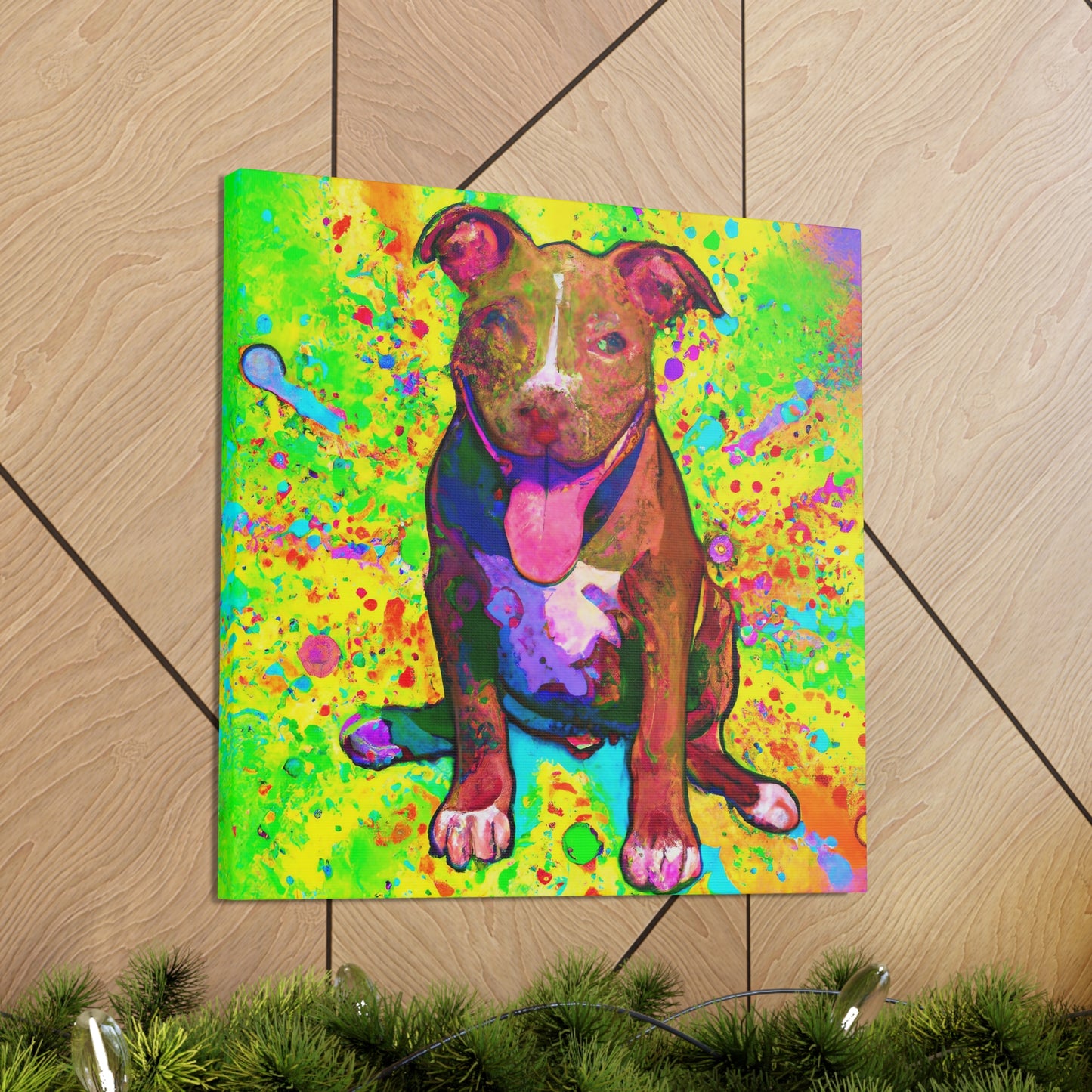 Princess Artemisa of Albion - Pitbull Puppy - Canvas