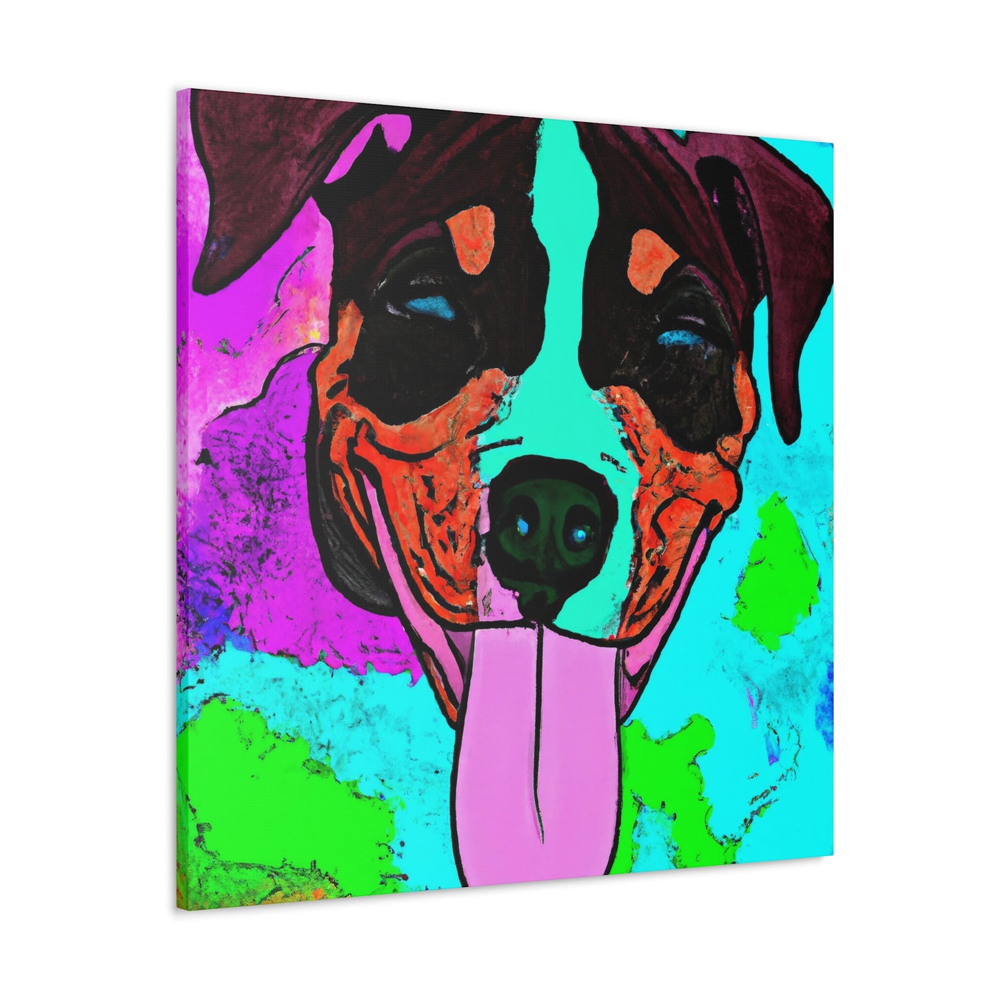 Gwendolyn de LaVallee - Pitbull Puppy - Canvas