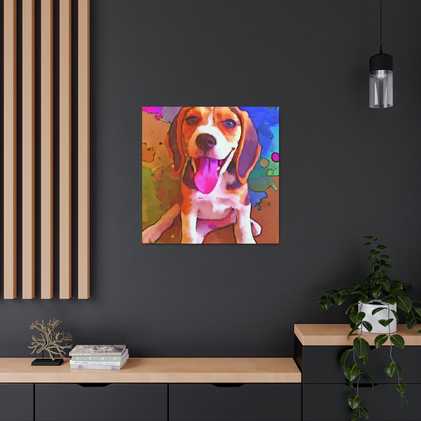 Josephine de la Rocque - Beagle Puppy - Canvas