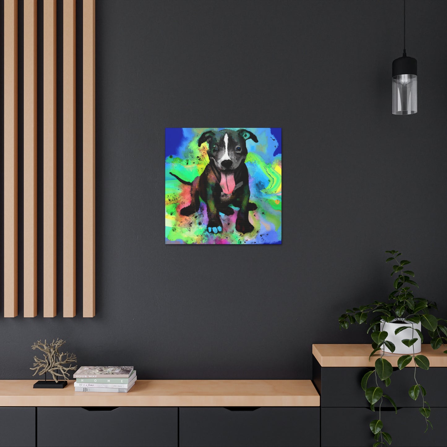 Isamon Emperius - Pitbull Puppy - Canvas